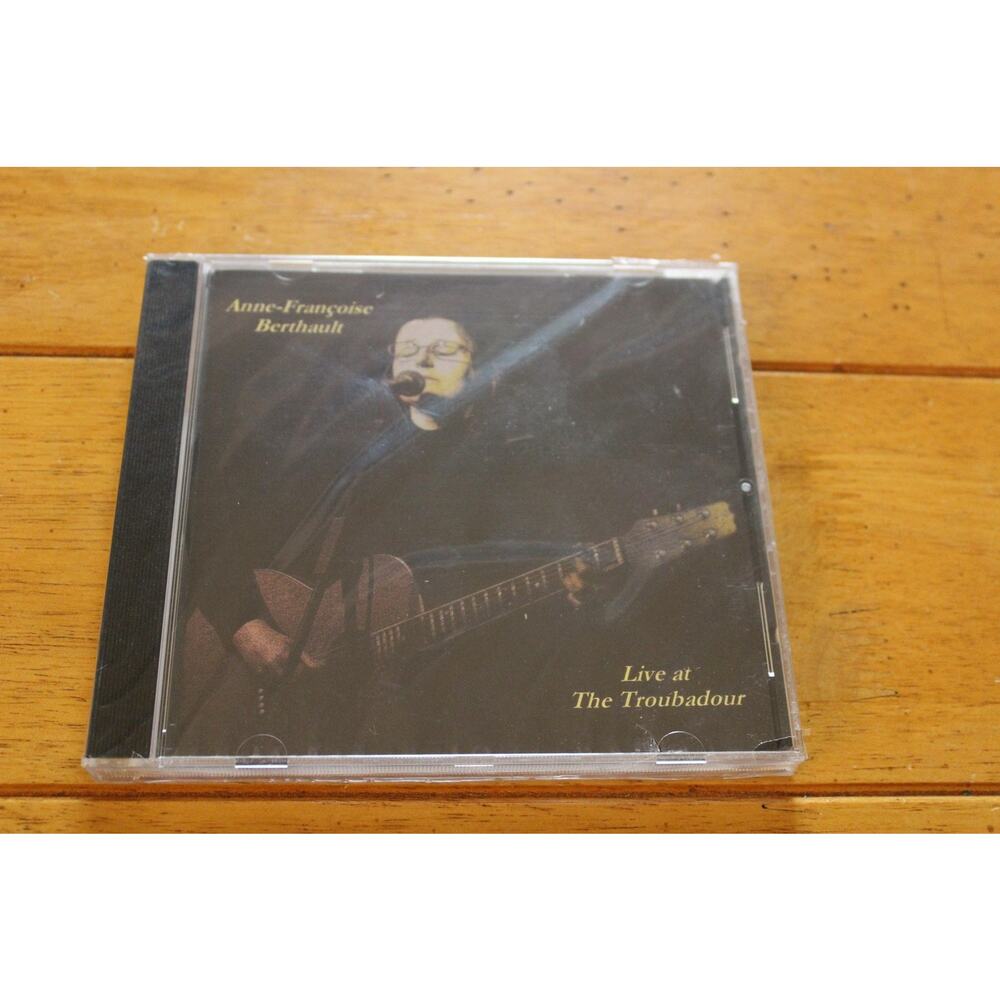 Anne-Françoise Berthault CD Live At The Troubadour 2010 Folk Jazz Sealed CRACKED